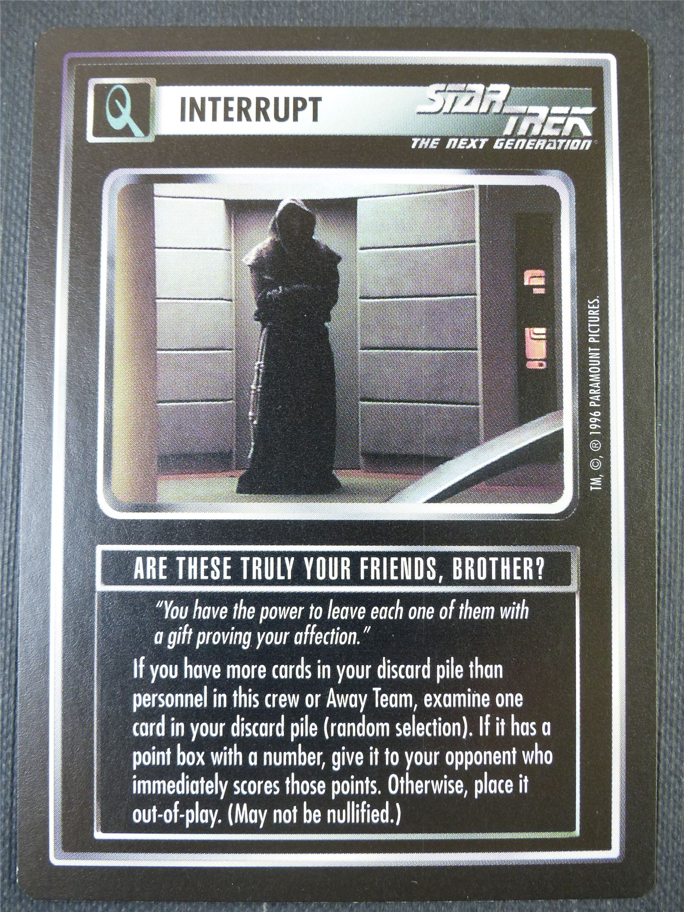 Are These Truly Your Friends Borther? - NG - Star Trek Card #670
