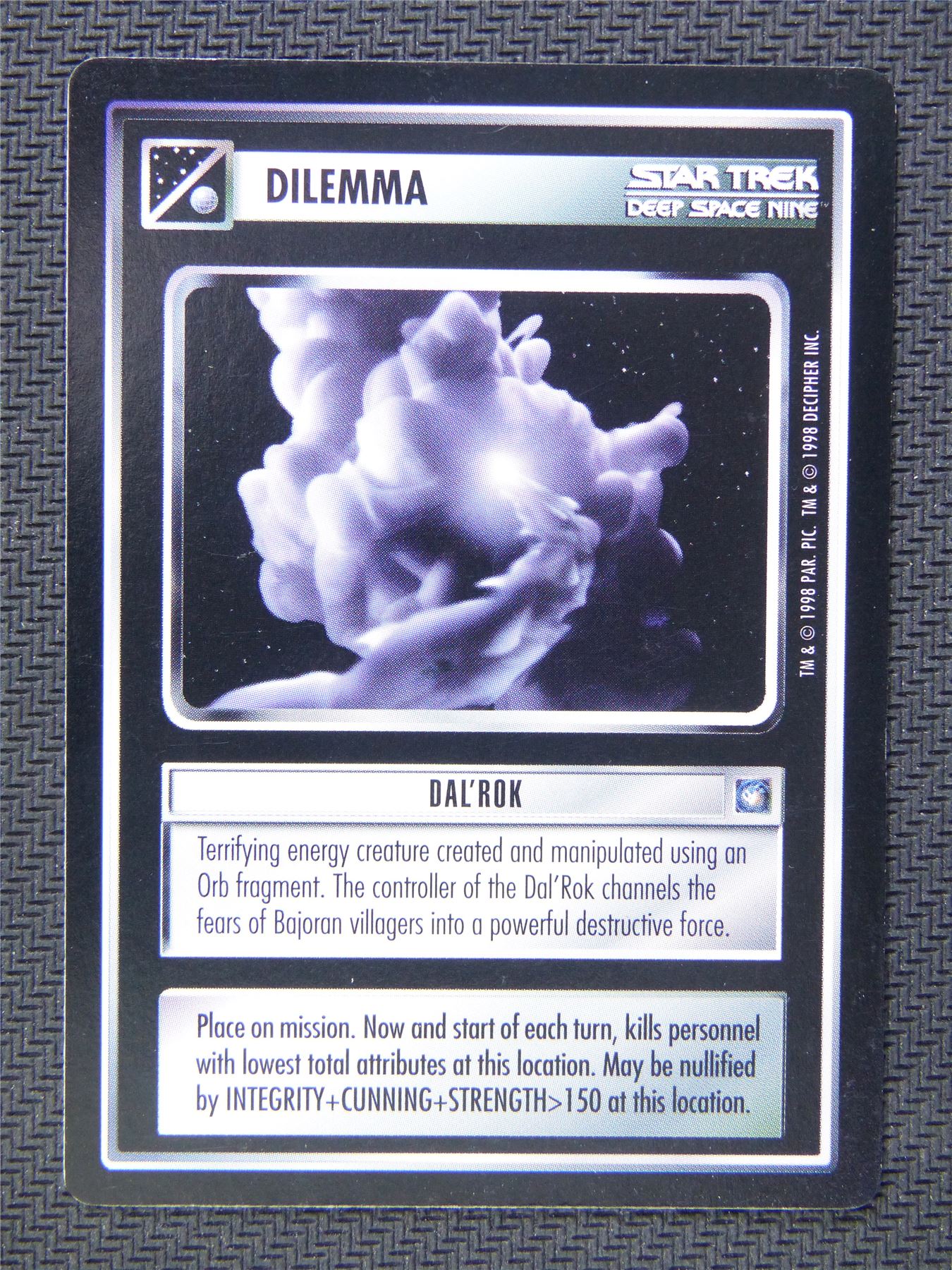 Dilemma Dal Rok - Star Trek CCG Deep Space Nine #57V