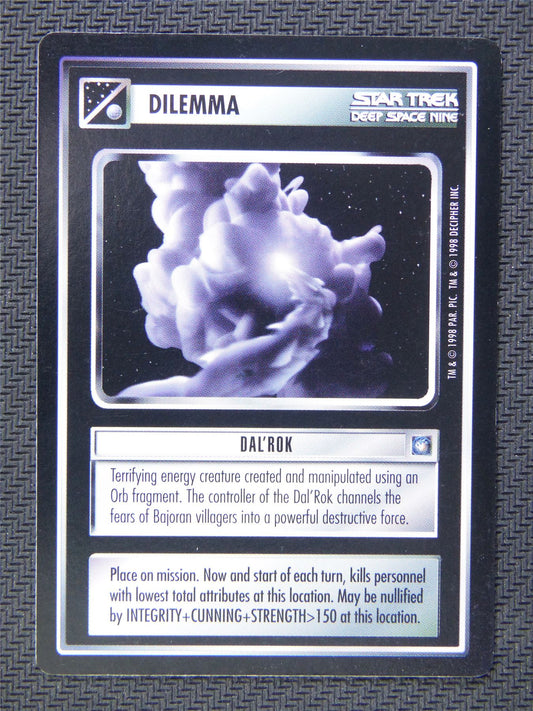 Dilemma Dal Rok - Star Trek CCG Deep Space Nine #57V