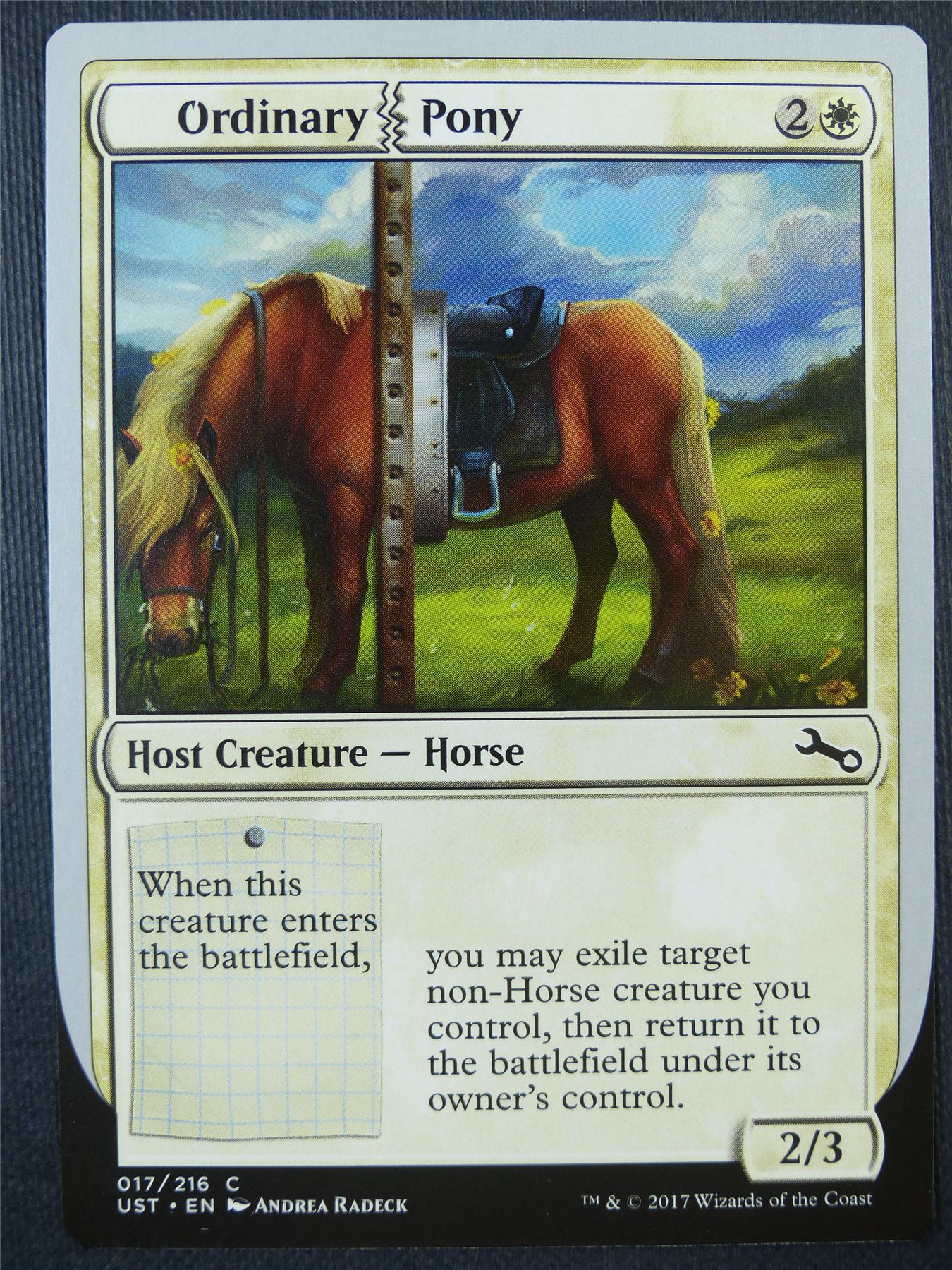 Ordinary Pony - Unstable - Mtg Card #5ON