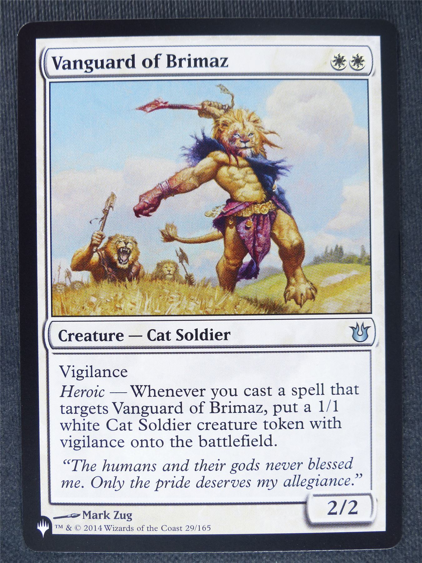 Vanguard of Brimaz #KU