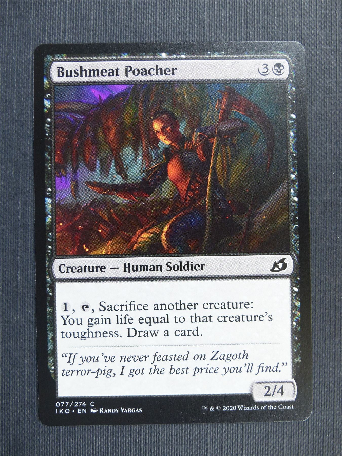 Bushmeat Poacher - IKO Mtg Card