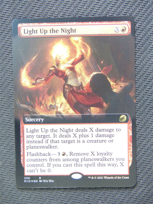 Light Up the Night Foil Extended Art - Innistrad - Mtg Card #3JK