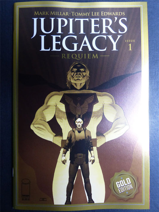 JUPITER's Legacy: Requiem #1 Gold thank you cvr - Jun 2021 - Image Comics #CO