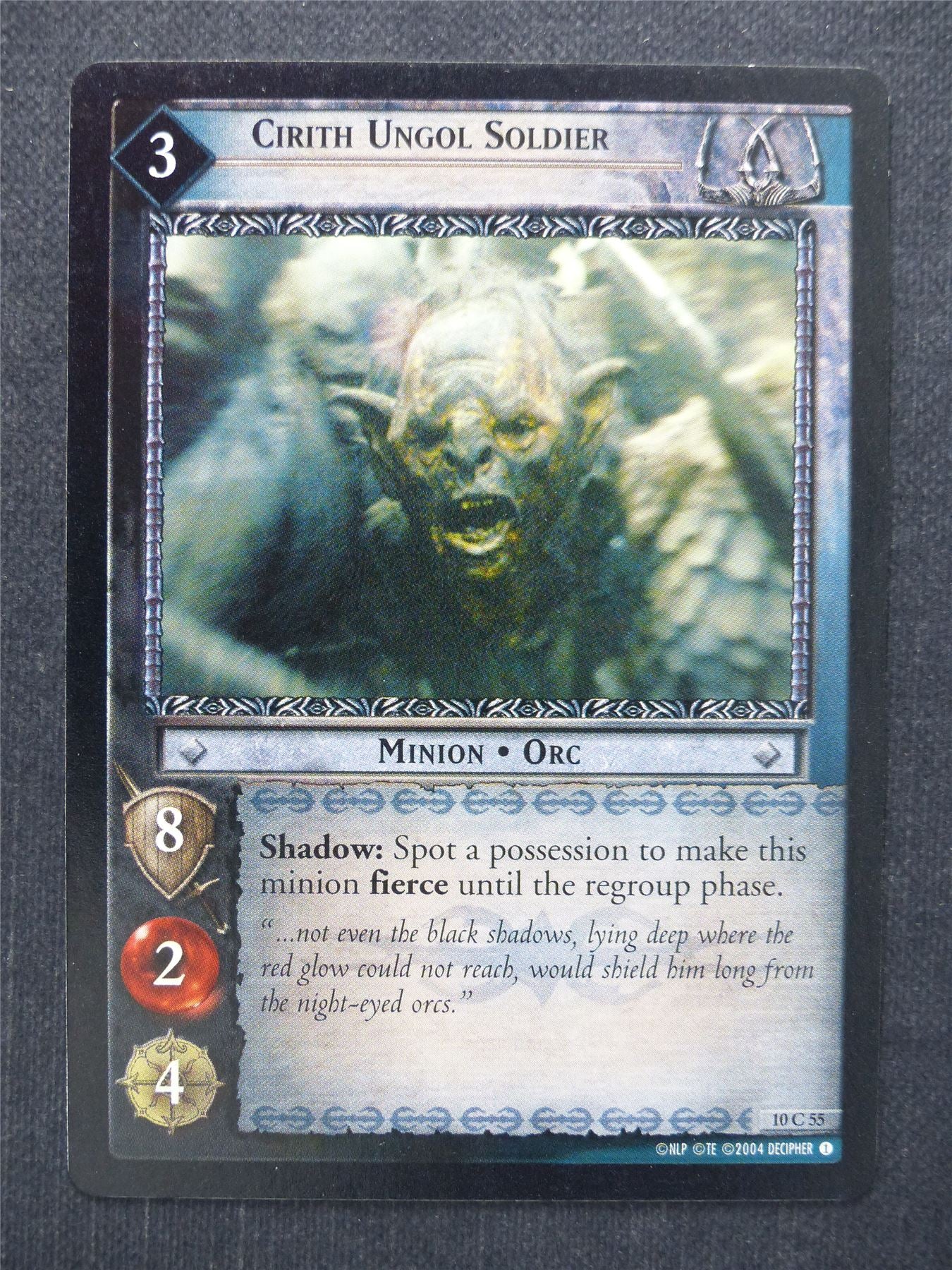 Cirith Ungol Soldier 10 C 55 - LotR Cards #O7