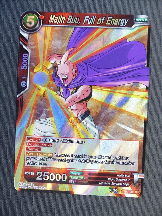Majin Buu Full of Energy R - Dragon Ball Super Cards #6B7