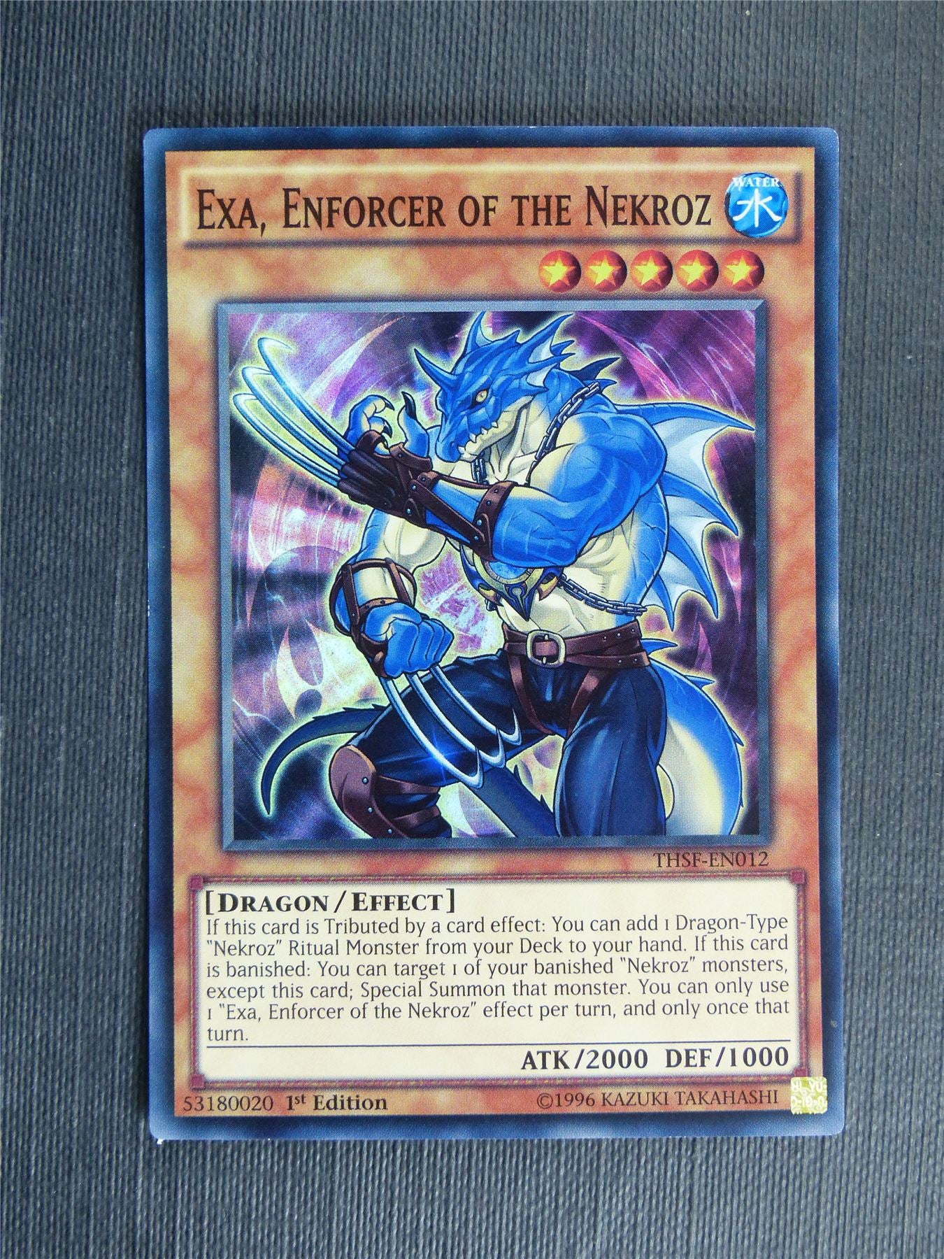 Exa Enforcer of the Nekroz THSF Super Rare - 1st ed - Yugioh Cards #Y8