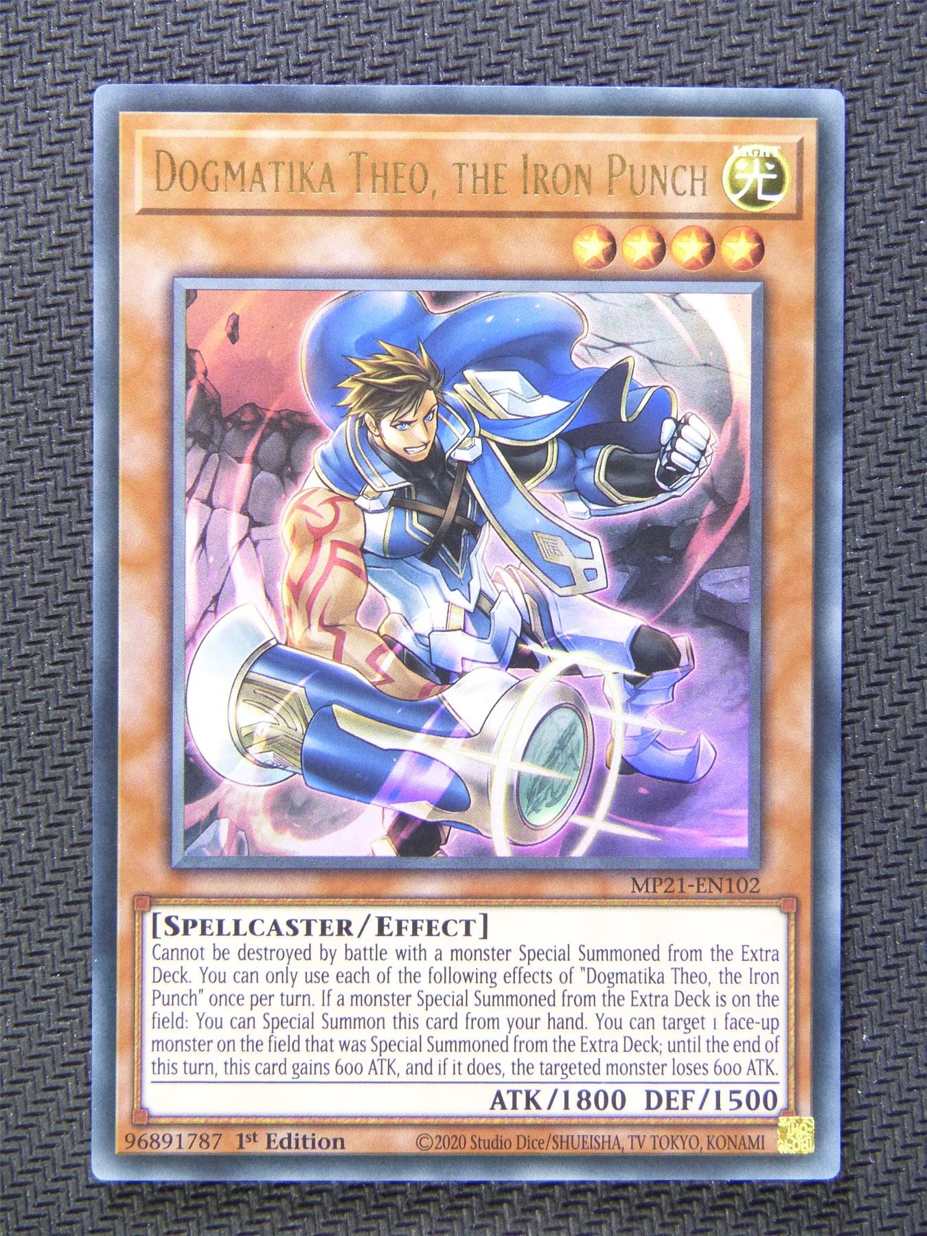 Dogmata Theo Iron Punch MP21 Ultra Rare - Yugioh Cards #5EI