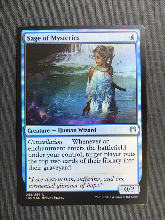 Sage of Mysteries Foil - Theros Collector Ed - Mtg Magic Cards #3K8