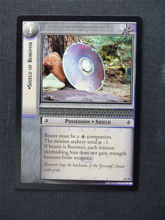 Shield of Boromir 2 R 38 - LotR Cards #3M