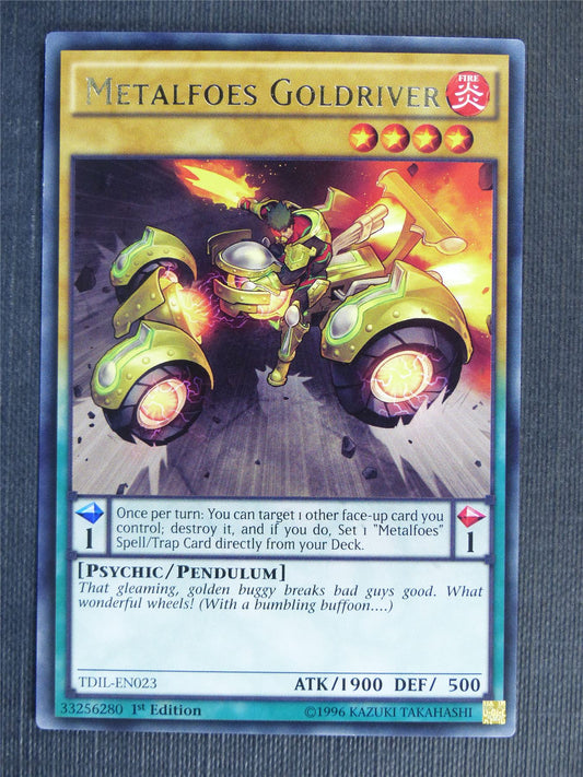 Metalfoes Goldriver TDIL Rare - 1st ed - Yugioh Cards #VZ