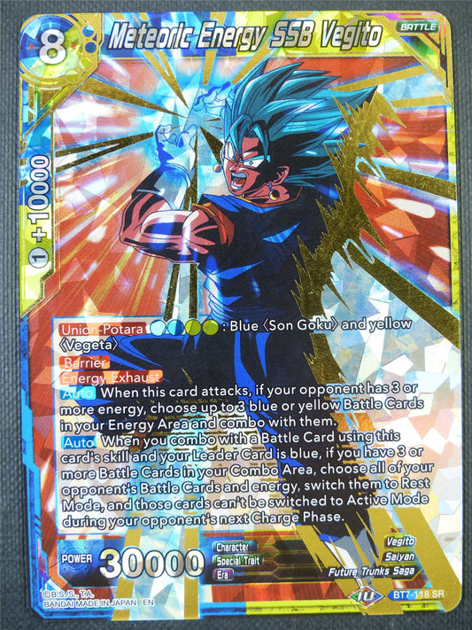 Meteoric Energy SSB Vegito SR - Dragon Ball Super Card #85G
