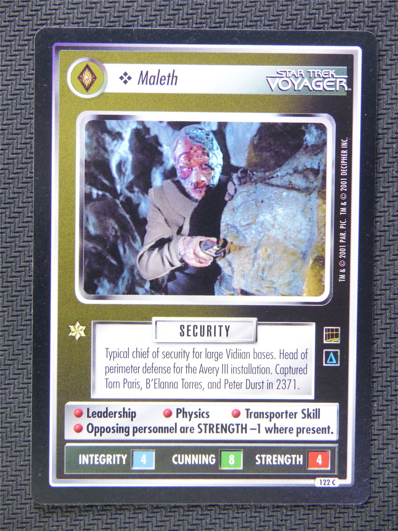 Maleth Black Border - Star Trek CCG Voyager #51S