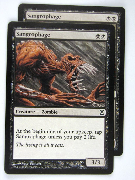 MTG Magic: The Gathering Cards: SANGROPHAGE x2: TSP