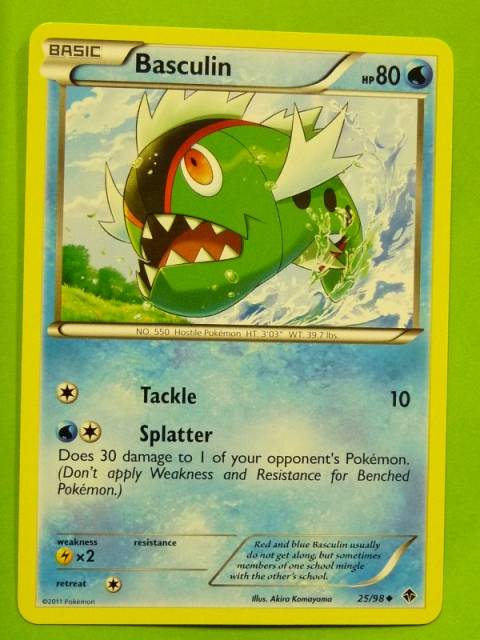 POKEMON B&W Emerging Powers - BASCULIN 25/98