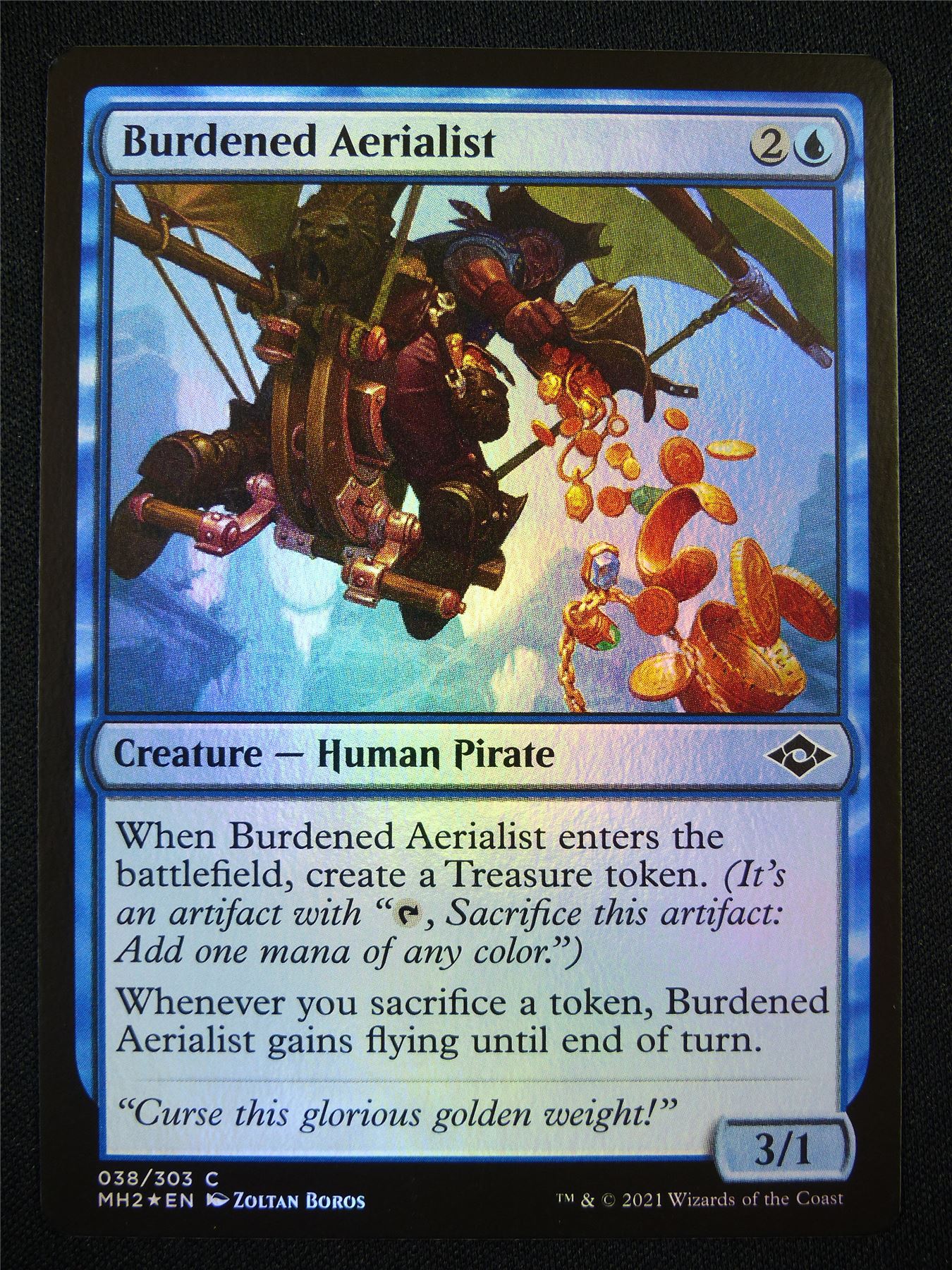 Burdened Aerialist Foil - Mtg Card #1S5