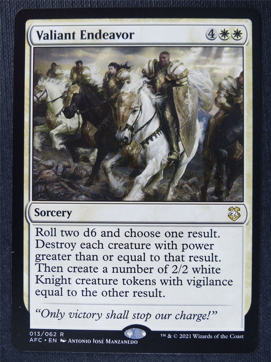 Valiant Endeavor - Mtg Magic Cards #1MK