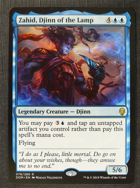 Zahid Djinn of the Lamp - Mtg Magic Cards #19N