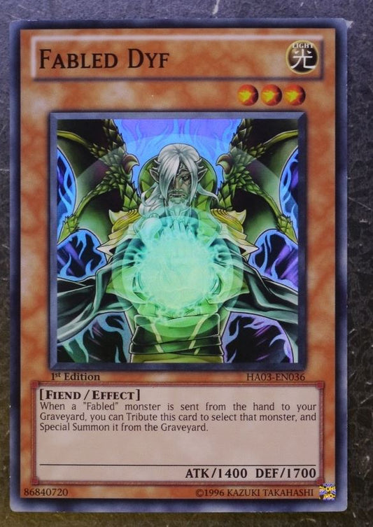 Yugioh Cards: FABLED DYF HA03 SUPER RARE # 2I98