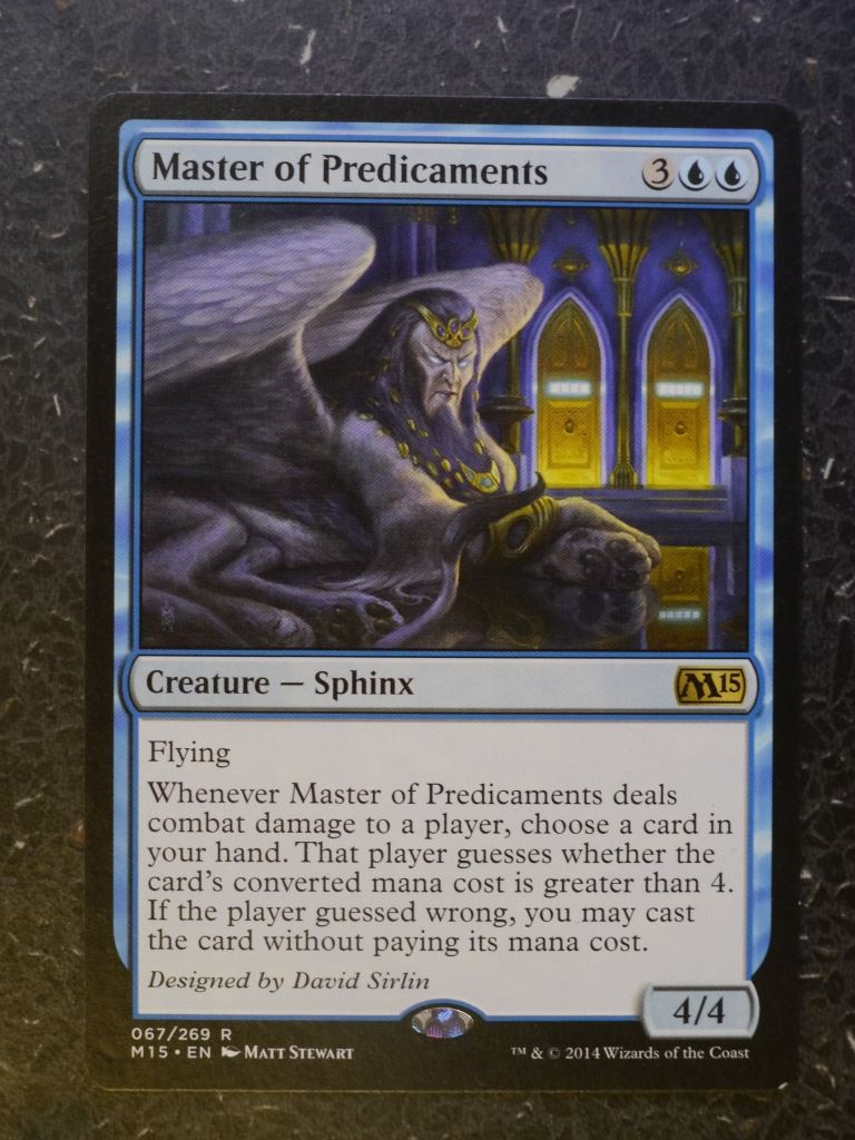 MTG Magic Cards: MASTER OF PREDICAMENTS # 6F27