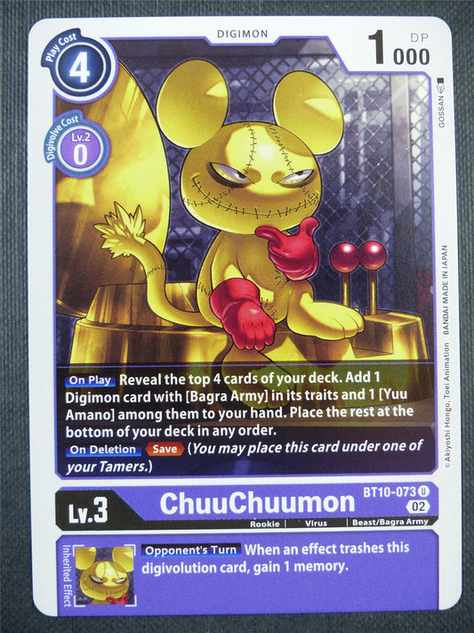 ChuuChuumon BT10-073 U - Xros Encounter - Digimon Card #98F