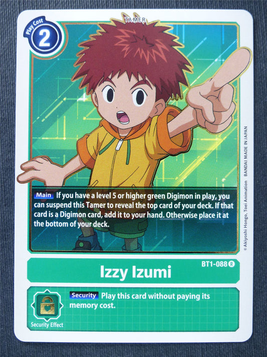 Izzy Izumi BT1-088 R - Digimon Cards #PO