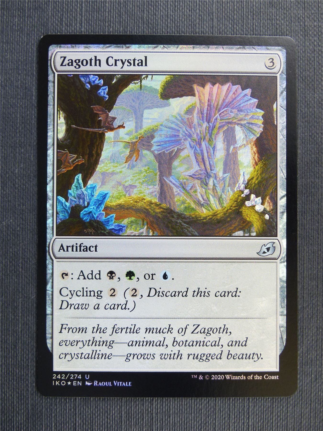 Zagoth Crystal Foil - IKO Mtg Card