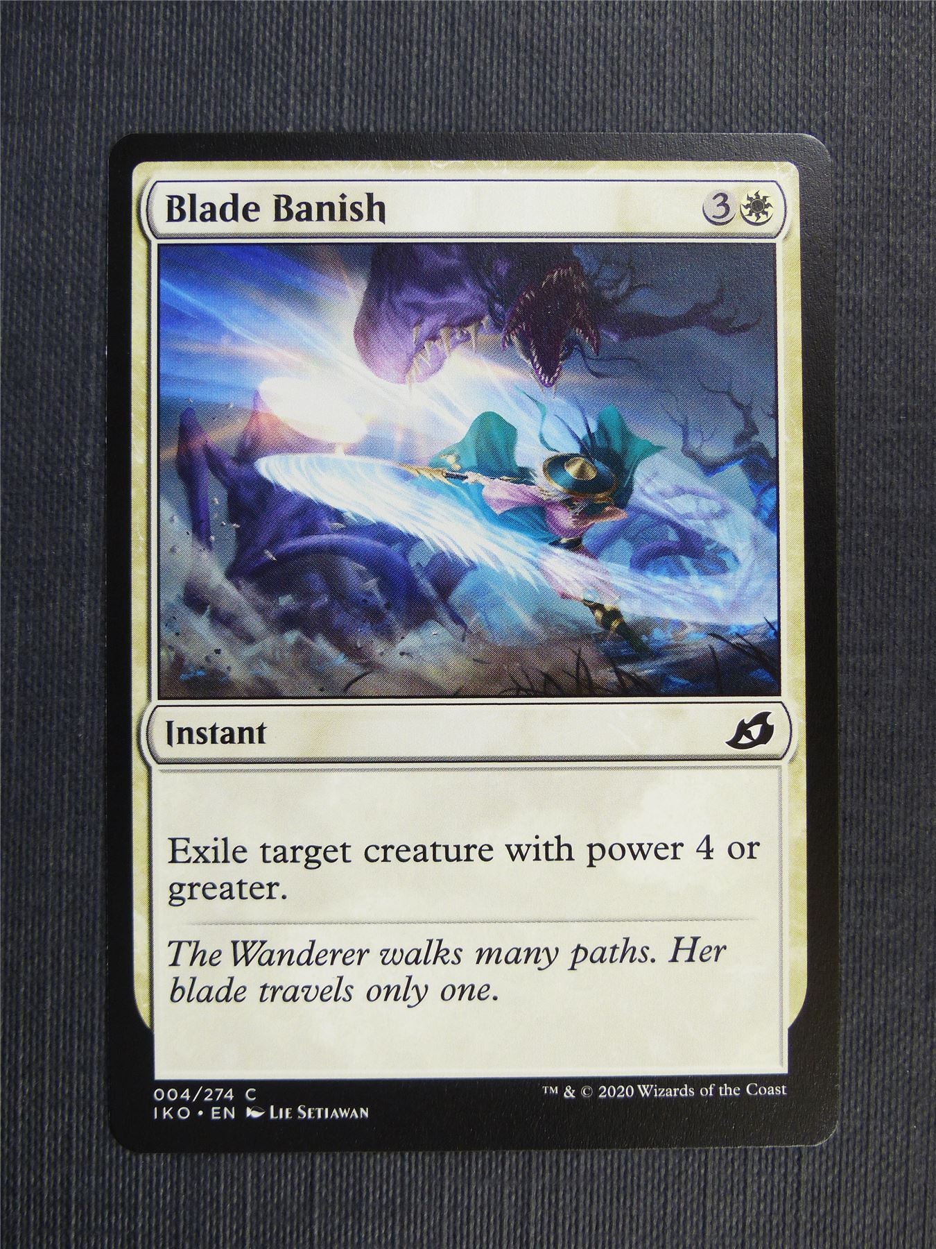 Blade Banish - IKO Mtg Card