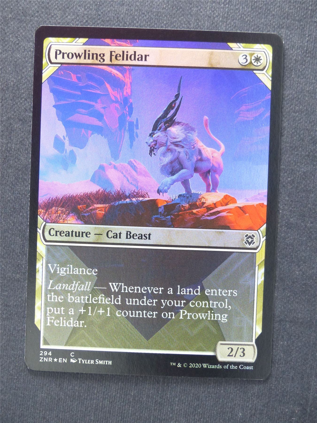 Prowling Felidar Showcase Foil - Mtg Magic Cards #I8