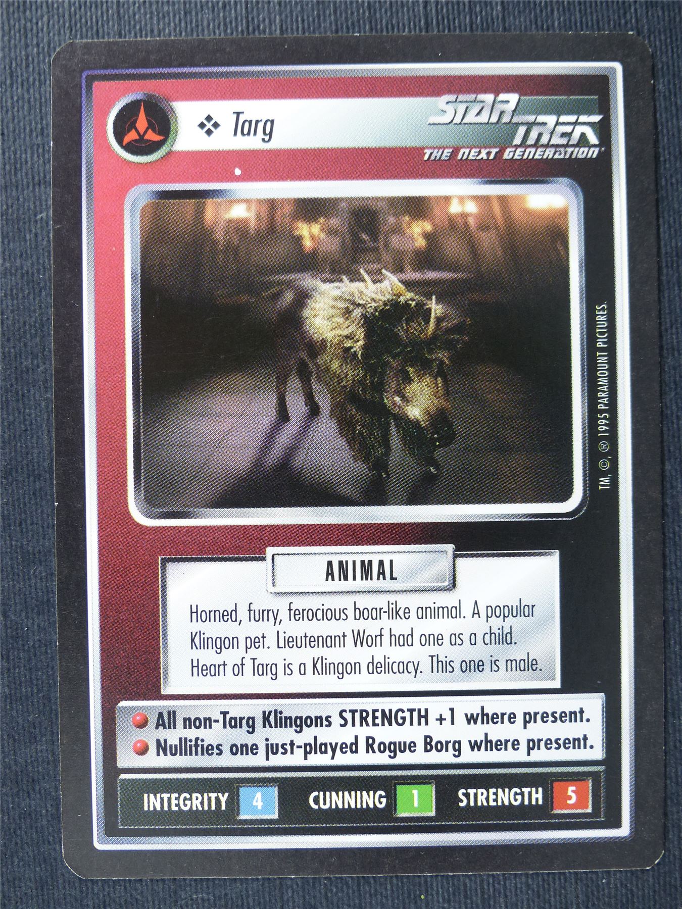 Targ - NG - Star Trek Cards #SG