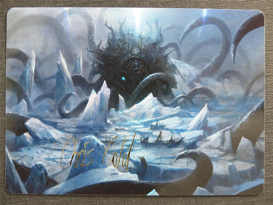 Icebreaker Kraken 15/81 Art Signature Stamped - Mtg Magic Cards #5S