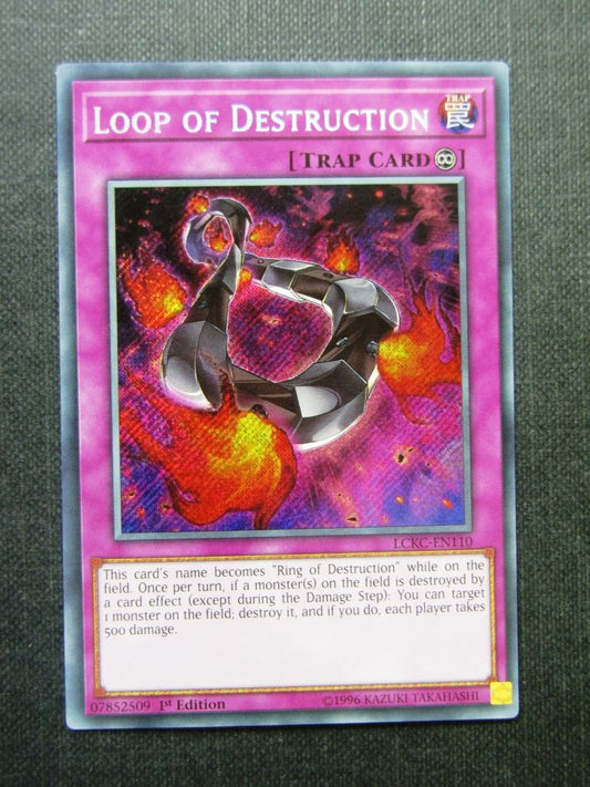 Loop of Destruction LCKC Secret Rare - 1st ed - Yugioh Cards #1P1