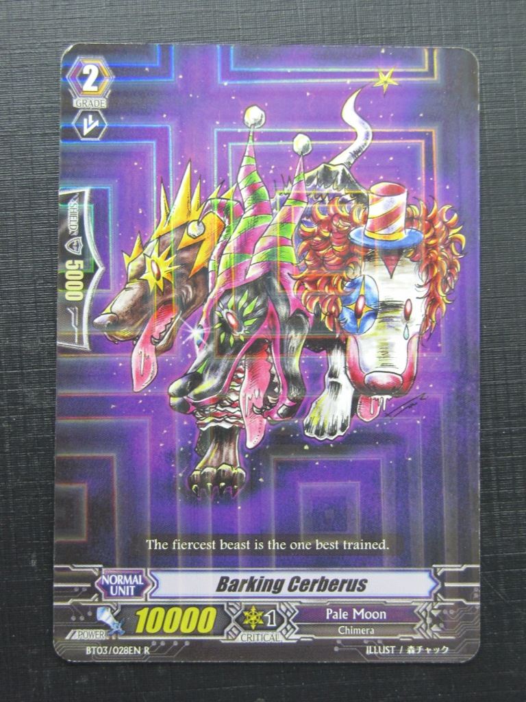 Vanguard Cards: BARKING CERBERUS BT03 R # 1G55