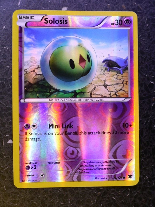 Pokemon Cards: SOLOSIS 33/124 REVERSE HOLLOW # 4G59