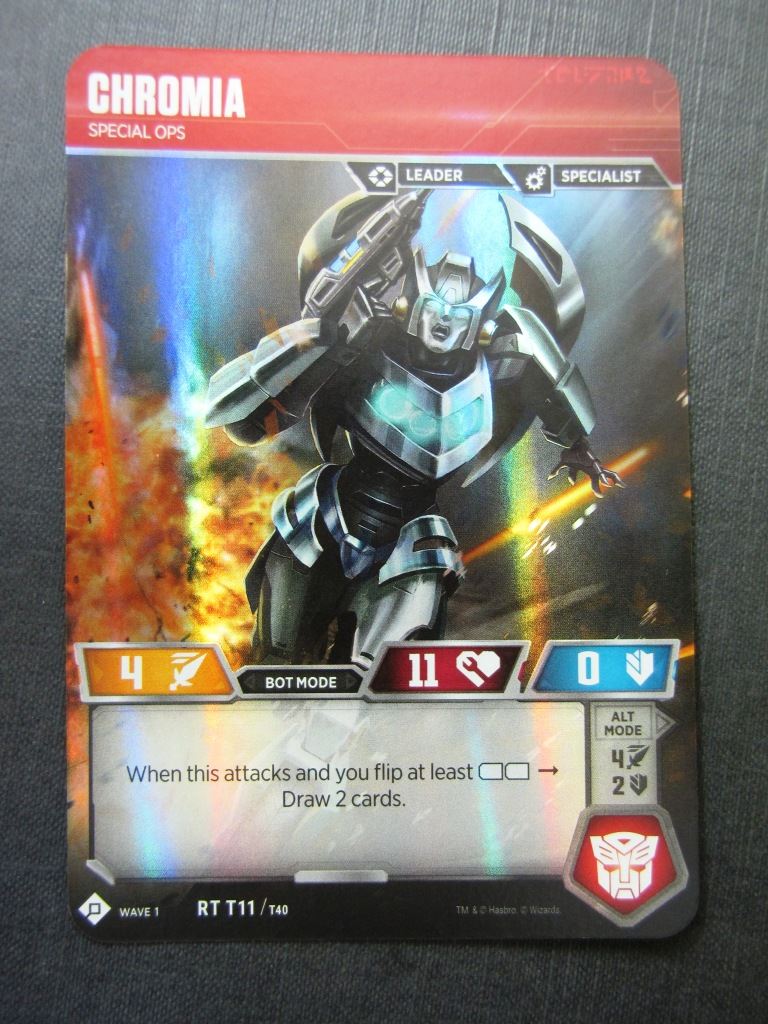 Chromia RT T11/T40 - Transformers Cards # 7C23