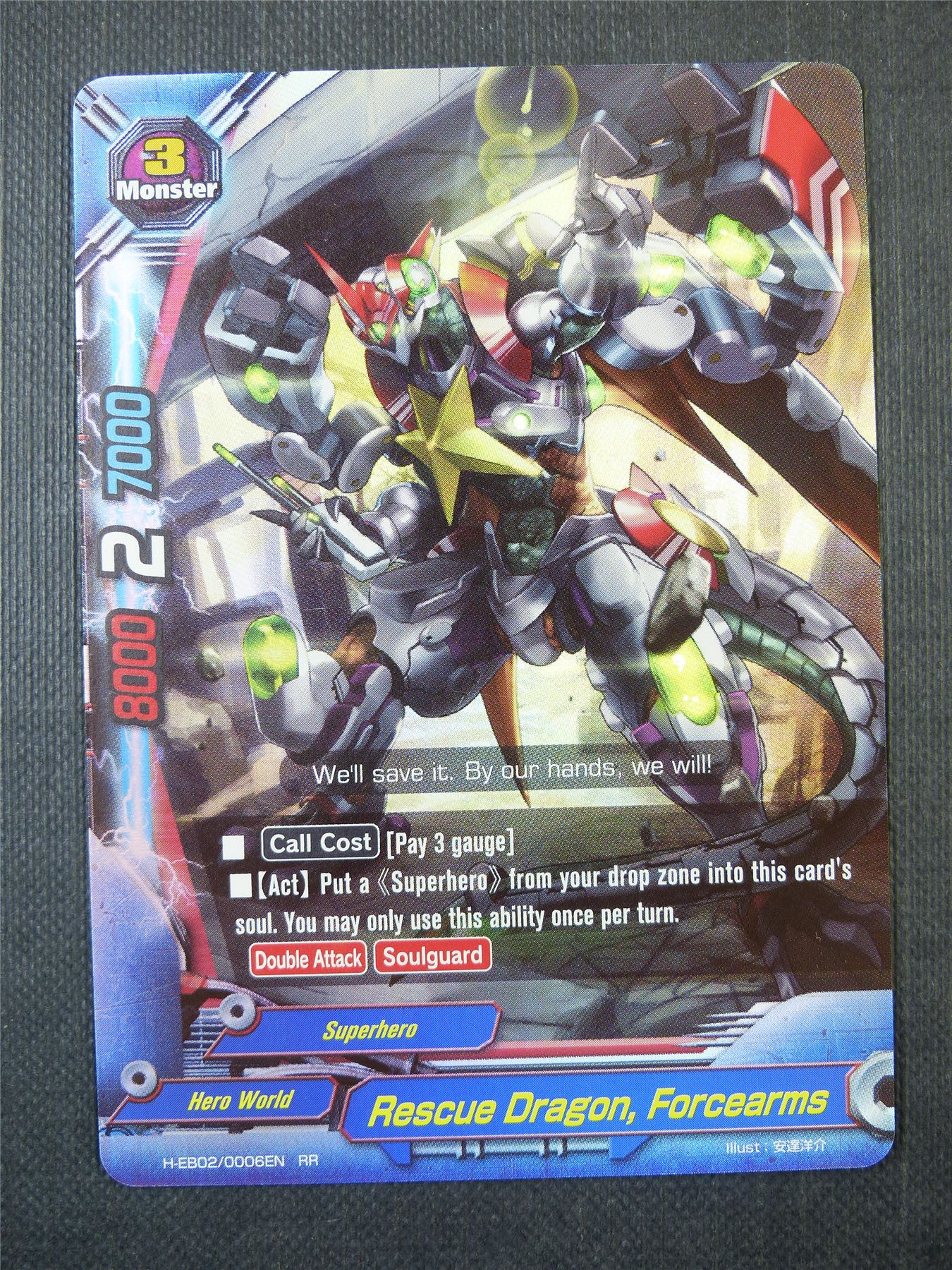 Rescue Dragon Forcearms RR - Buddyfight Card #52