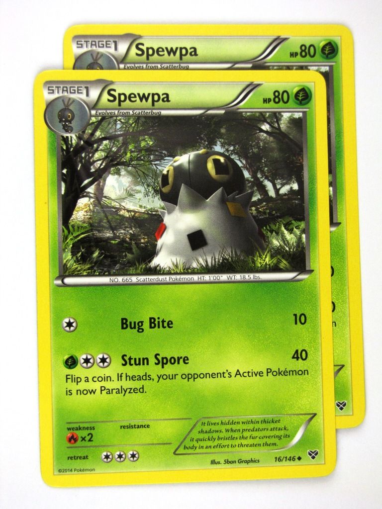 Pokemon Cards: SPEWDA 16/146 x2: X & Y