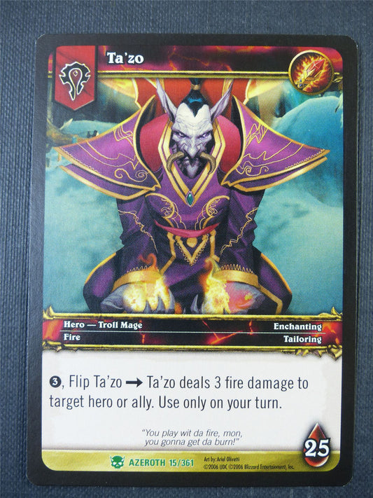 Ta'zo 15/361 - WoW Card #1C9