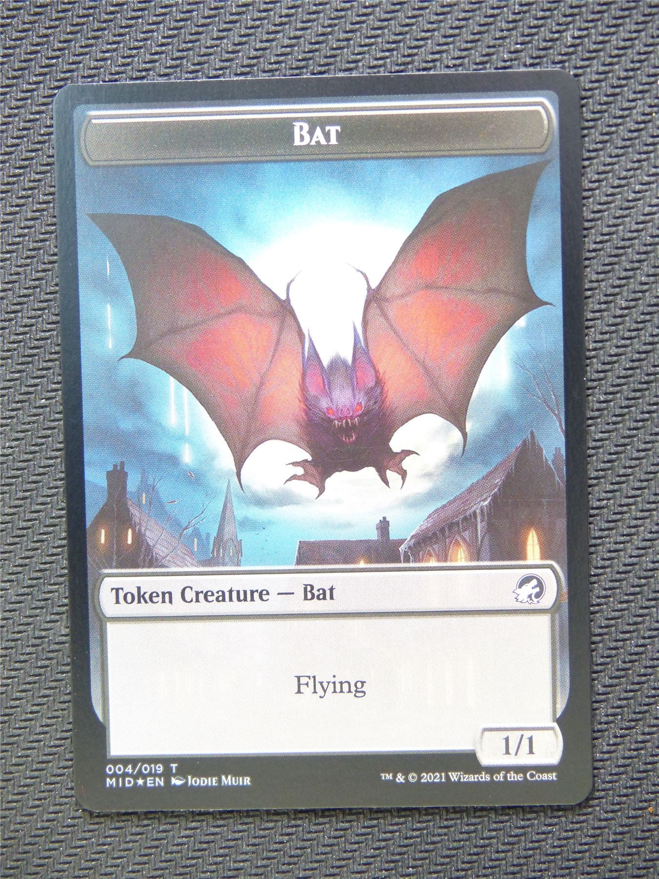 Bat and Wolf Foil Token - Innistrad - Mtg Card #3HS
