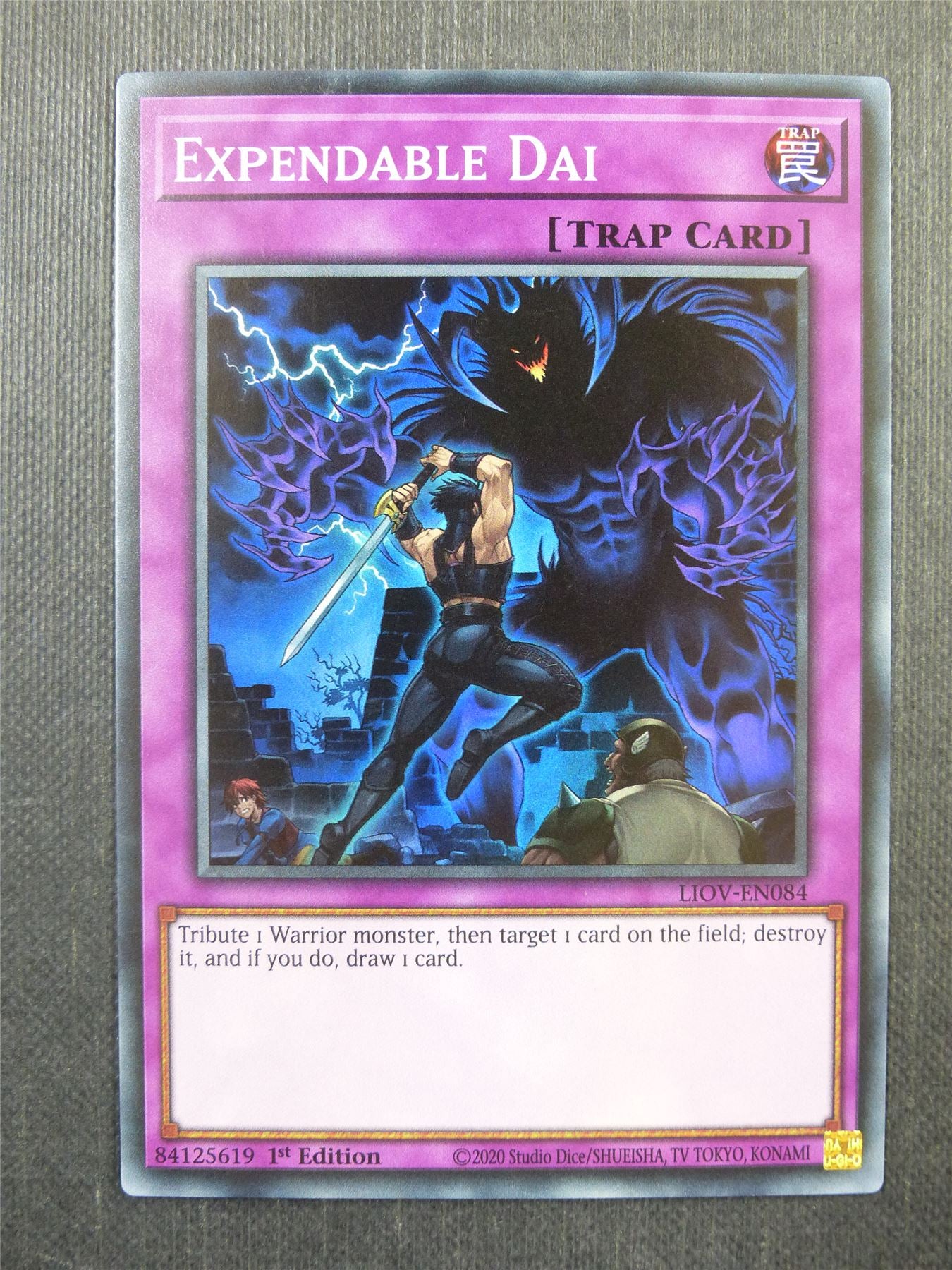 Expendable Dai LIOV Super Rare - 1st ed Yugioh Card #3Y5