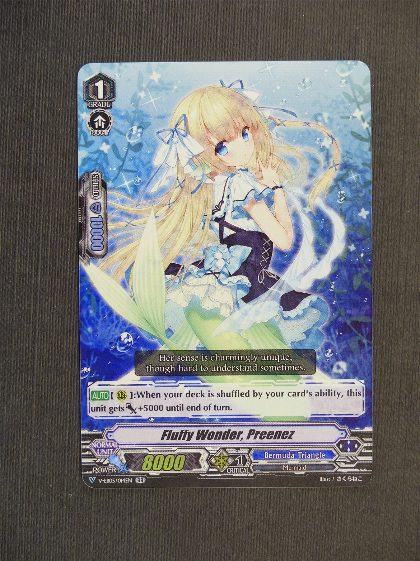 Fluffy Wonder Preenez V-EB05 RR - Vanguard Cards #5TG