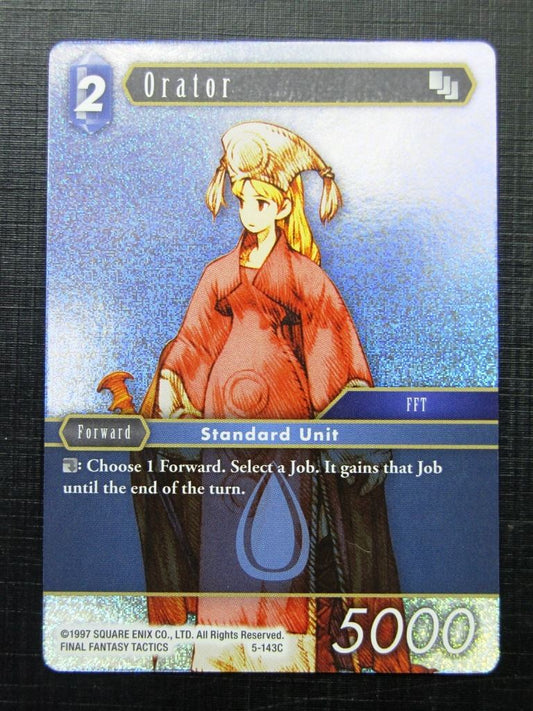 Orator 5-143C - Foil - Final Fantasy Card # 10J2