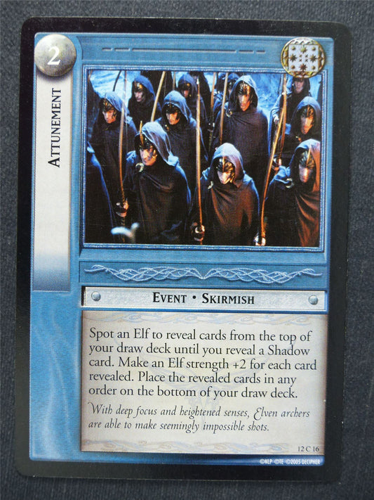 Attunement 12 C 16 - LotR Cards #UI