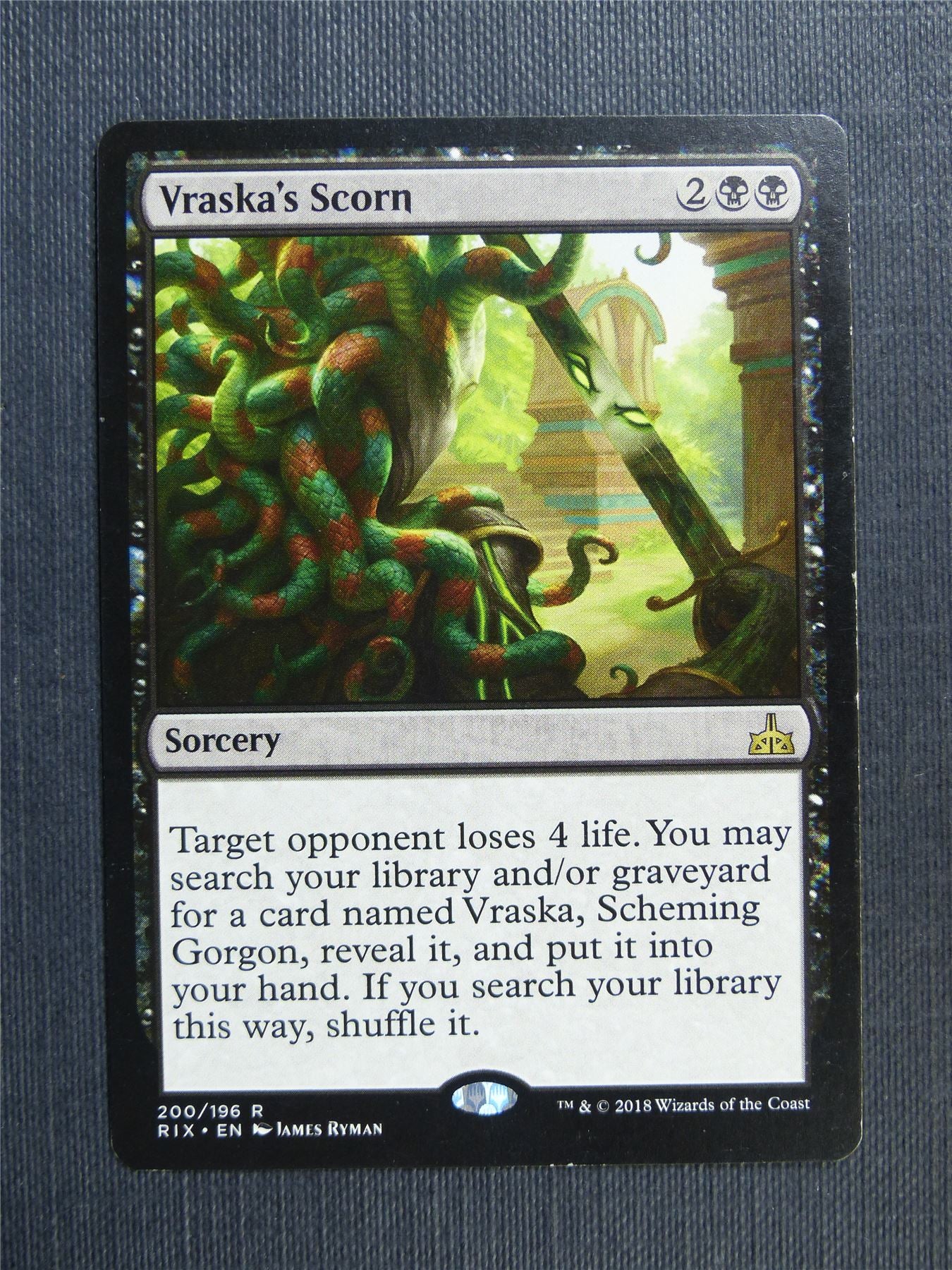 Vraska's Scorn - Mtg Magic Cards #P4