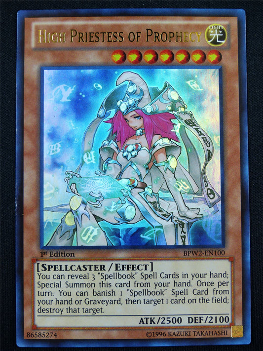 High Priestess of Prophecy BPW2 Ultra Rare - 1st ed Yugioh Card #RO