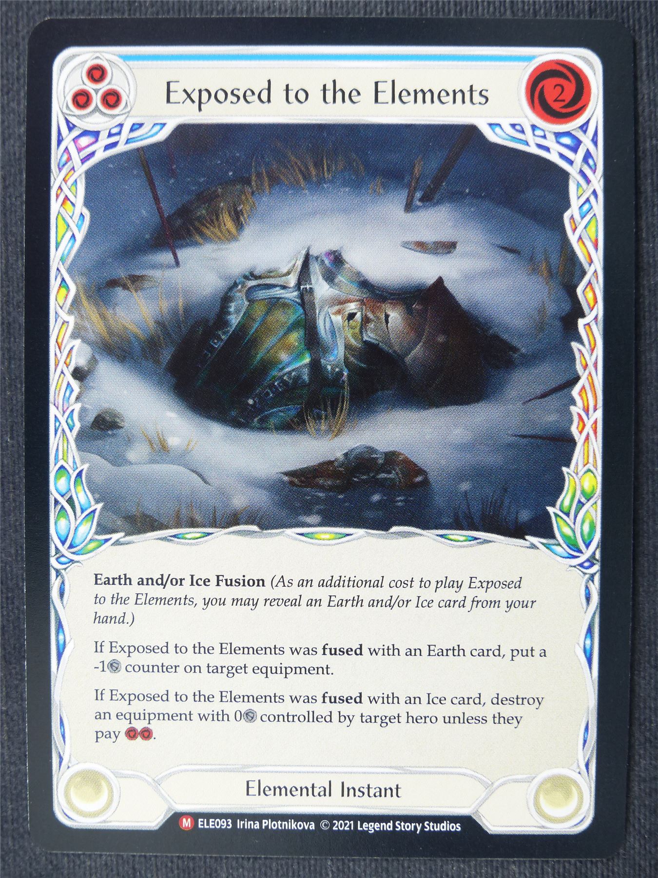 Exposed to the Elements M Blue - 1st Ed Tales of Aria - Flesh and Blood