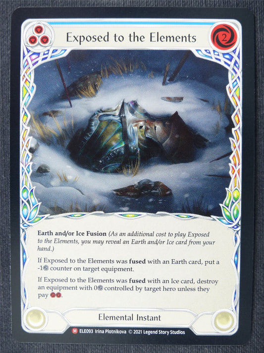 Exposed to the Elements M Blue - 1st Ed Tales of Aria - Flesh and Blood