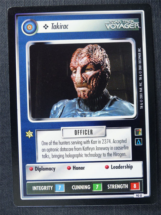Takirac - Voyager - Star Trek Cards #152