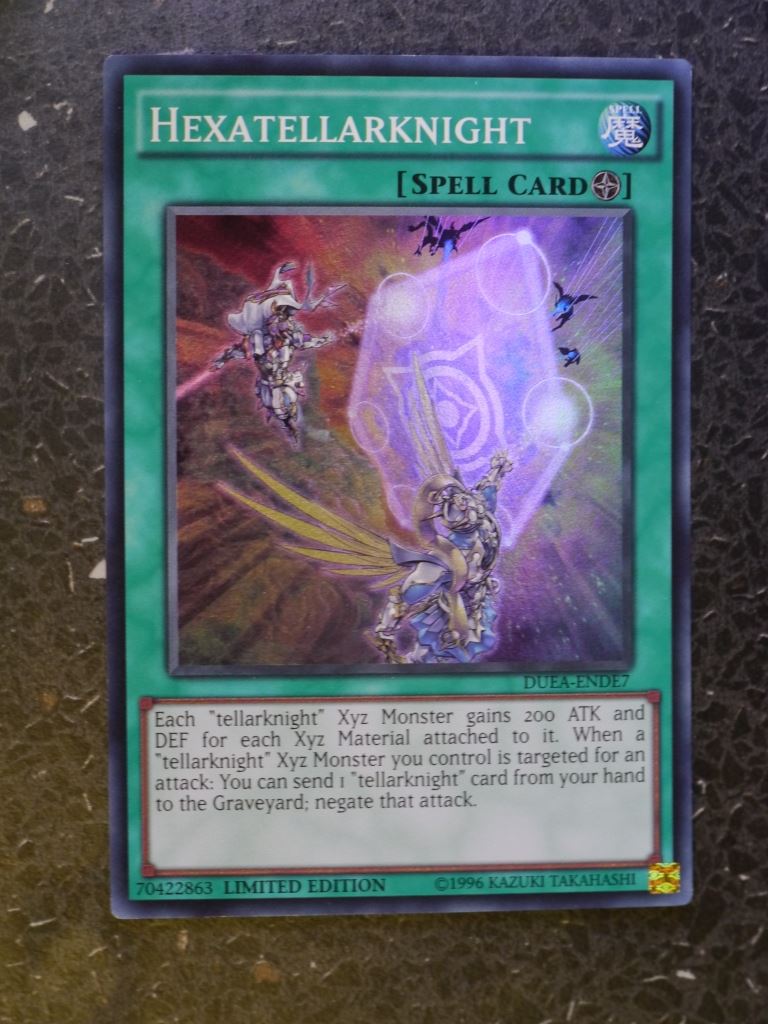 Yugioh Cards: HEXATELLARKNIGHT DUEA SUPER RARE # 3D48