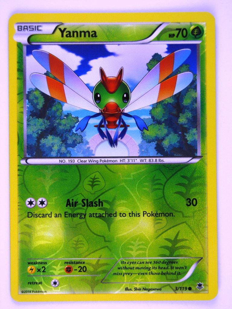 Pokemon Cards: YANMA 3/119 REVERSE HOLO # 20A85